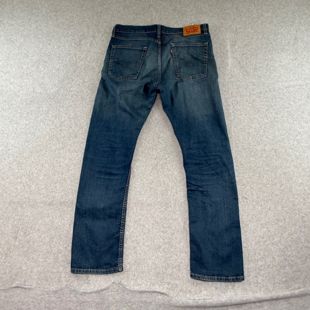Levis 511 Slim Fit Jeans Mens 34x32 Blue Medium Wash Stretch Denim